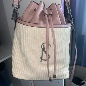 steve madden canvas tote bag